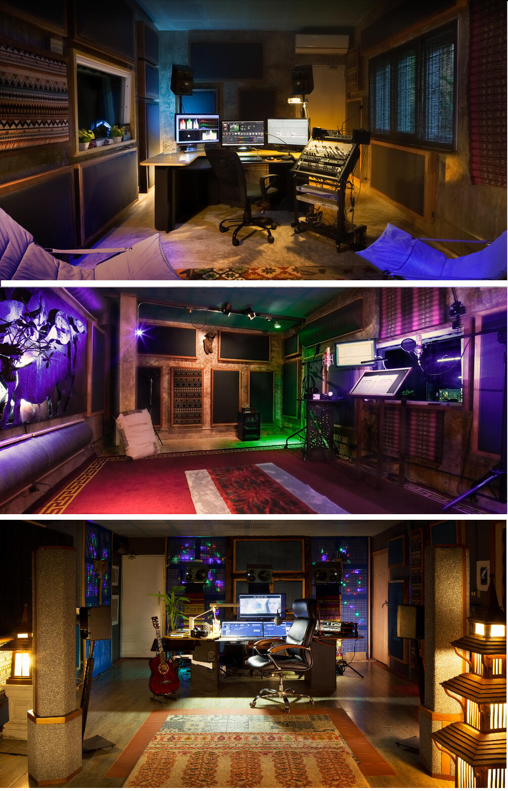 Recording and control room